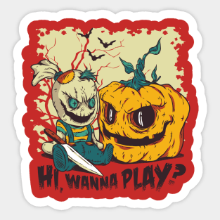 Hi Wanna Play? Sticker